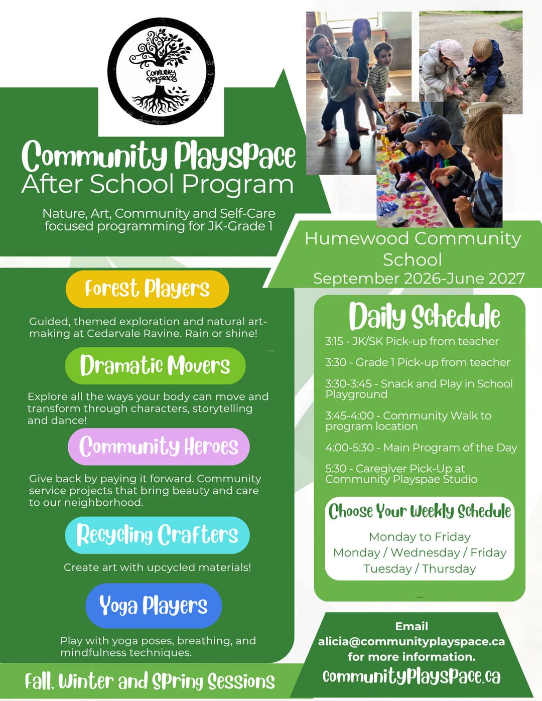 2026/7 After School flyer